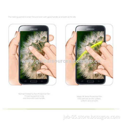 Crystal Clear Screen Protectors for Samsung Galaxy S5, Anti-scratch, 3H Hardness